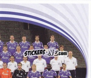 Sticker Team FC Schalke 04 - German Football Bundesliga 2007-2008 n. 416 - Panini