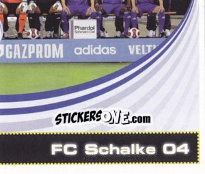 Sticker Team FC Schalke 04 - German Football Bundesliga 2007-2008 n. 418 - Panini