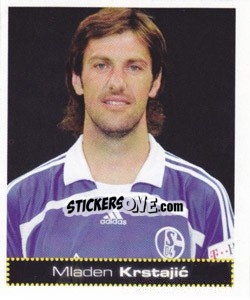 Sticker Mladen Krstajic - German Football Bundesliga 2007-2008 - Panini