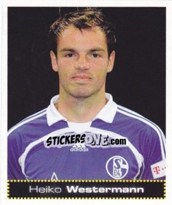 Cromo Heiko Westermann - German Football Bundesliga 2007-2008 - Panini