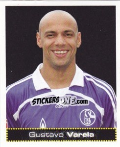 Cromo Gustavo Varela - German Football Bundesliga 2007-2008 n. 434 - Panini