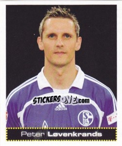 Sticker Peter Lovenkrands - German Football Bundesliga 2007-2008 - Panini