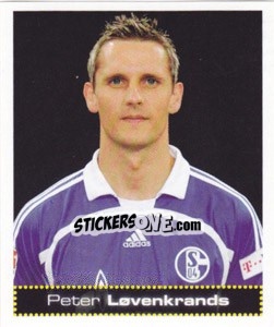 Sticker Peter Lovenkrands - German Football Bundesliga 2007-2008 n. 438 - Panini