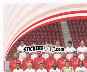 Sticker Team VfB Stuttgart - German Football Bundesliga 2007-2008 n. 442 - Panini