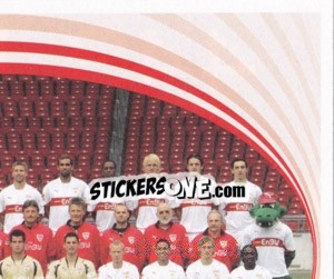 Sticker Team VfB Stuttgart - German Football Bundesliga 2007-2008 n. 443 - Panini