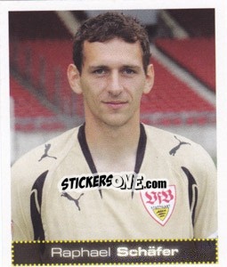 Sticker Raphael Schäfer - German Football Bundesliga 2007-2008 n. 448 - Panini