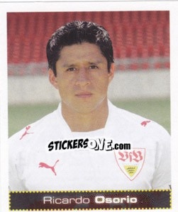 Cromo Ricardo Osorio - German Football Bundesliga 2007-2008 - Panini