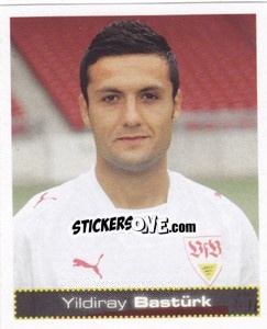 Sticker Yildiray Bastürk - German Football Bundesliga 2007-2008 - Panini