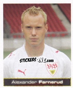 Sticker Alexander Farnerud - German Football Bundesliga 2007-2008 - Panini