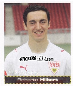 Sticker Roberto Hilbert - German Football Bundesliga 2007-2008 n. 458 - Panini