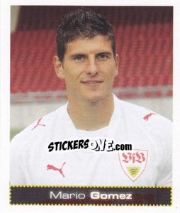 Sticker Mario Gomez - German Football Bundesliga 2007-2008 - Panini