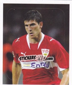 Sticker Mario Gomez - German Football Bundesliga 2007-2008 n. 466 - Panini