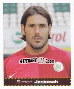 Sticker Simon Jentzsch - German Football Bundesliga 2007-2008 - Panini