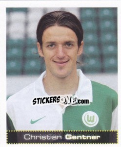 Sticker Christian Gentner - German Football Bundesliga 2007-2008 - Panini
