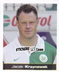 Sticker Jacek Krzynowek - German Football Bundesliga 2007-2008 - Panini