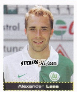 Sticker Alexander Laas - German Football Bundesliga 2007-2008 - Panini
