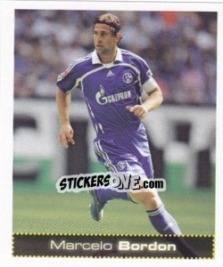 Sticker Marcelo Bordon - German Football Bundesliga 2007-2008 - Panini