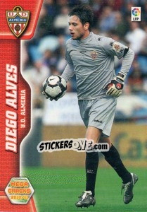 Cromo Diego Alves - Liga BBVA 2010-2011. Megacracks - Panini