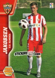 Figurina Jakobsen - Liga BBVA 2010-2011. Megacracks - Panini