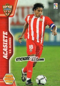 Figurina Acasiete - Liga BBVA 2010-2011. Megacracks - Panini