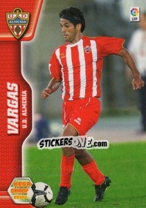 Sticker Vargas - Liga BBVA 2010-2011. Megacracks - Panini