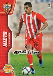 Sticker Nieto - Liga BBVA 2010-2011. Megacracks n. 14 - Panini