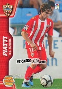 Sticker Piatti - Liga BBVA 2010-2011. Megacracks n. 15 - Panini