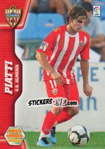 Cromo Piatti - Liga BBVA 2010-2011. Megacracks - Panini