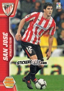 Sticker San José - Liga BBVA 2010-2011. Megacracks n. 24 - Panini