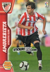 Sticker Amorebieta - Liga BBVA 2010-2011. Megacracks - Panini