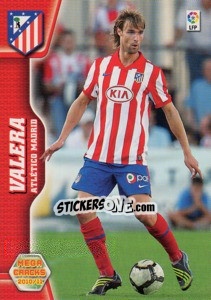 Sticker Valera - Liga BBVA 2010-2011. Megacracks - Panini