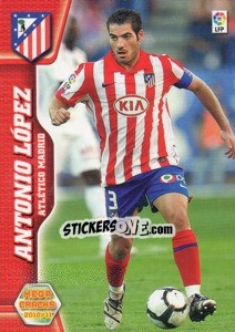 Sticker Antonio López - Liga BBVA 2010-2011. Megacracks n. 41 - Panini