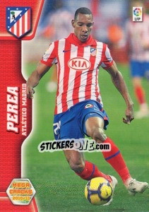 Sticker Perea - Liga BBVA 2010-2011. Megacracks n. 42 - Panini