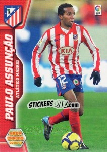Sticker Paulo Assunçao - Liga BBVA 2010-2011. Megacracks n. 45 - Panini