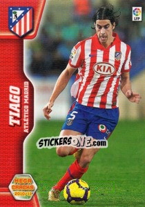 Sticker Tiago Mendes - Liga BBVA 2010-2011. Megacracks - Panini