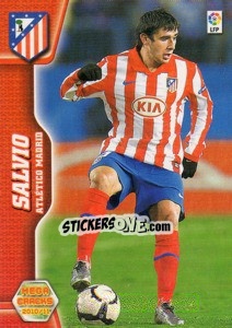 Sticker Eduardo Salvio - Liga BBVA 2010-2011. Megacracks n. 49 - Panini