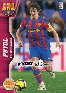 Sticker Puyol - Liga BBVA 2010-2011. Megacracks n. 60 - Panini
