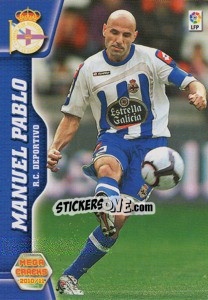 Sticker Manuel Pablo - Liga BBVA 2010-2011. Megacracks - Panini