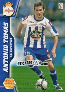 Cromo Antonio Tomás - Liga BBVA 2010-2011. Megacracks - Panini