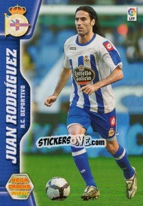 Sticker Juán Rodriguez - Liga BBVA 2010-2011. Megacracks - Panini