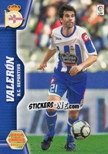 Figurina Valerón - Liga BBVA 2010-2011. Megacracks - Panini