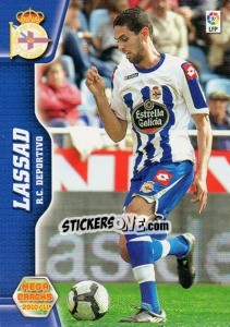 Figurina Lassad - Liga BBVA 2010-2011. Megacracks - Panini