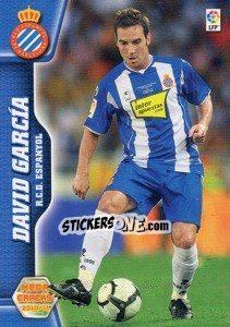 Sticker David Garcia - Liga BBVA 2010-2011. Megacracks n. 94 - Panini