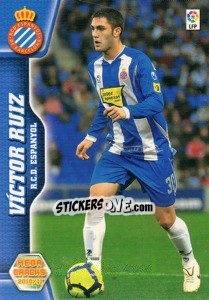 Sticker Victor Ruiz - Liga BBVA 2010-2011. Megacracks n. 97 - Panini