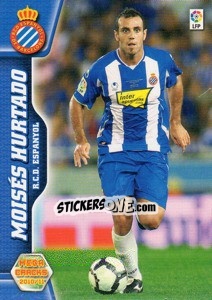 Sticker Moisés Hurtado - Liga BBVA 2010-2011. Megacracks - Panini