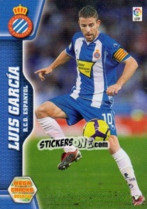 Sticker Luis Garcia - Liga BBVA 2010-2011. Megacracks n. 105 - Panini