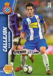Sticker Callejón - Liga BBVA 2010-2011. Megacracks n. 106 - Panini
