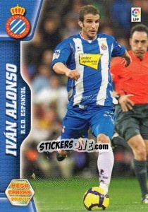 Cromo Iván Alonso - Liga BBVA 2010-2011. Megacracks - Panini