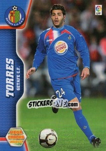 Figurina Miguel Torres - Liga BBVA 2010-2011. Megacracks - Panini
