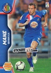 Sticker Mané - Liga BBVA 2010-2011. Megacracks n. 112 - Panini